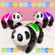 Rope Flashing Pendulum Night Market Model Leash Toy Crawling Panda Music Electric Children National 
