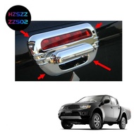 Car Chrome Tail Gate  Handle Cover Trims for  L200 / Triton 2006-2014  Exterior Accessories