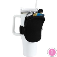 C3S Water Bottle Pouch for Stanley Quencher Adventure 40 Oz & Stanley IceFlow 20oz 30oz,Gym Tumbler 