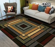 living room carpet velvet 3d XXL size 200x230cm / ruang tamu karpet 3d velvet XXL size