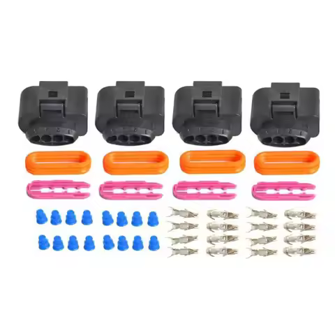 Automotive Ignition Coil IC39 Plug Connector Kit for Audi A4 A6 A8 VW Passat Jetta Touran Transporte