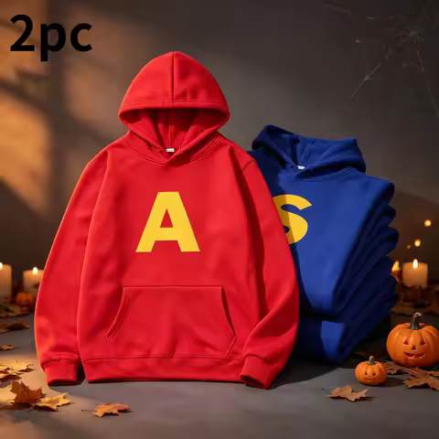 Alvin and The Chipmunks The Squeakquel's Pullover Women's Man Fashion 2pc Sweatshirt Available for B