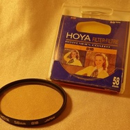 Hoya Skylight Warm 81B 濾鏡 58 毫米螺紋安裝鏡頭盒 UV 3200K