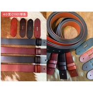Flawless Pin Buckle C1101 Wide Wholesale Vegetable Tanned Leather#带条DL皮带牛皮头层牛皮4. 0 Belt Strip FEYI