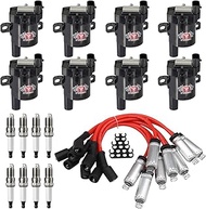 D585 UF262 Round Type Ignition Coils with Spark Plugs and Wires