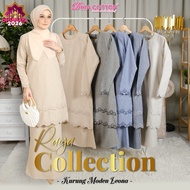 [DC HQ] Kurung Moden Leona Material Japanese Cotton Sulam by Dhia Cotton L01|L02|L03|L04|L05