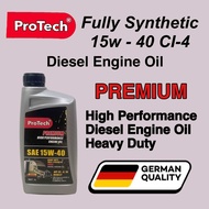 Diesel Engine Oil 15w -40 Fully Synthetic 1 Liter