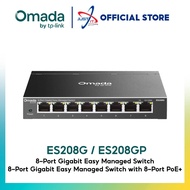 TP-LINK OMADA ES208G / ES208GP 8-Port Gigabit Easy Managed Switch / Ethernet Ports