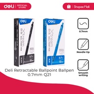 Deli Q21-BL Xtream Retractable Ballpoint Ballpen 0.7mm 12pcs/box