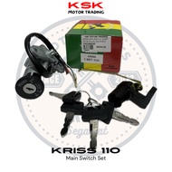 【5.5 SALE】MAIN SWITCH FULL SET KUNCI SUIS MOTORCYCLE KRISS 110 MODENAS