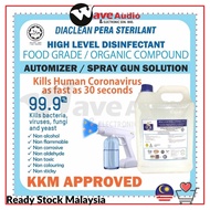 Diaclean 5L Pera Sterilant Nano/cold/mist/ulv Ready To Be Used Medical Grade Organic High Level Disi