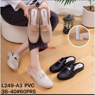 BALANCE 249 Sandal Sepatu Slop Wanita Import kekinian karet Jelly Slide Selop Perempuan