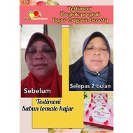 🔥sale top skin care set (sabun tomato+serum 10ml+krim tomato) brand hajar organic beauty🔥