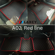 Car Perodua LAXEY Carpet Floor Mat Carpet 5D Pu Leather Axia Myvi Aruz Alza Bezza Viva Ativa Kelisa 