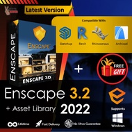 🔥 Enscape 3.2 3D 2022 + Asset Library [ Win 11 | Latest Version ] + FREE GIFT 🔥