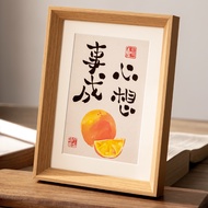 Wooden photo frame photo stand photo mounting empty frame 8-inch 6-inch 7-inch A4 photo frame high-e