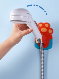 1入創意無需鑽孔的淋浴頭固定架,可調節手持淋浴架,通用底座,適用於浴室淋浴頭