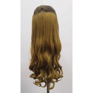 Ready Stock Beaute4u Fashion 3/4 Full Head Clip In Hair Extensions Straight Curly  With 5 Clips