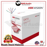 HIKVISION UTP CAT6 PVC 23 AWG 305M NETWORK CABLE Hikvision Solid Copper 24AWG CAT6 Net Cable