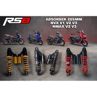 RS8 ABSORBER  NVX155 V1 V2 V3 NMAX V2 V3  285MM LOWER Rear Absorber Monoshock