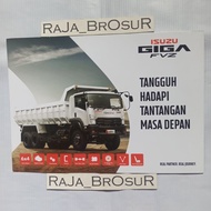 Isuzu Giga FVZ 285 PS Dump Truck brochure Poster