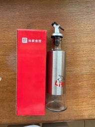 全新時尚不鏽鋼玻璃調味罐-2023台新金股東會紀念品/廚房用具