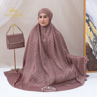 APM MUKENA - Mukena Dewasa Premium Santorini Lasercut 2in1 Mariyya Series Apm