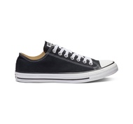 CONVERSE รองเท้าผ้าใบ SNEAKERS คอนเวิร์ส ALL STAR OX BLACK ผู้ชาย ผู้หญิง UNISEX สีดำ M9166C M9166CABKXX