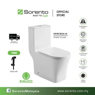 SORENTO SRTWC8356-RL WC Water Closet One Piece Rimless Design Tandas Jamban Toilet Bowl 马桶