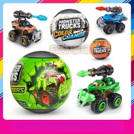 Zuru 5 Surprise Monster Trucks Series 1 Blind Box For Boys Collectible Mini Battle Vehicle With Swap