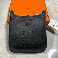 Hermes Evelyne 16 Mini黑銀