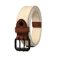 camel active Men Casual Canvas Belt (1525HCVS-16#WHT)