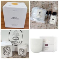 Diptyque Baies 漿果; Jo Malone Zara 橙花 FLEUR D'ORANGER; 青檸 羅勒 柑橘 lime basil mandarin/ 藍風鈴香水 wild blueb