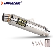 ระบบท่อไอเสียรถจักรยานยนต์ Yoshimura GP-Magnum ส่วนปลายท่อไอเสียปลายท่อ Escap พร้อมเครื่องเก็บเสียงค