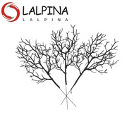 LALPINA 5pcs Halloween Artificial Dead Branch, Non-Fading Black Artificial Plastic Tree Branch, Antl