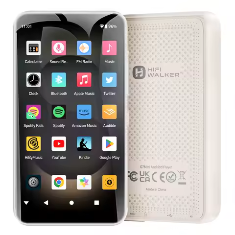 HIFI Walker G7mini Android MP3 Player with Bluetooth 5.0 144GB with Spotify and Camera Portable Musi