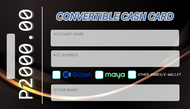 CONVERTIBLE LZDPYLTR CREDIT E-CARD TO GCASH MAYA ETC