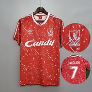 1989-1991 Retro Jersey Liverpool Local Jersey Football Jersey