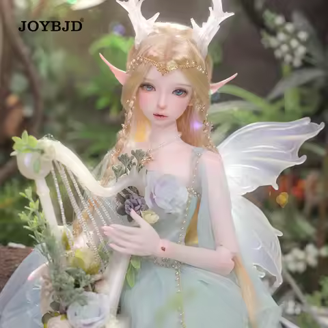 Joybjd 1/3 Cecilia Beauty BJD Dolls Camille Body With Transparent Angle Fairy Ears Restrained Music 