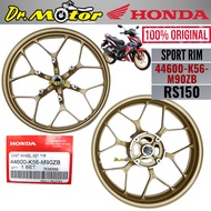 100% ORIGINAL HONDA RS150 RS150R RS 150 V1 V2 SPORT RIM SPORTRIM CAST WHEEL RODA RIM GOLD EMAS 44600