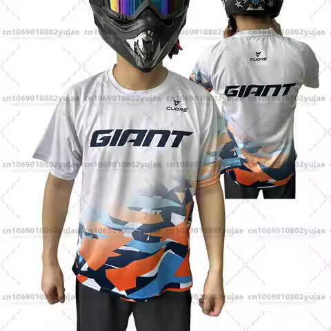 Men's Giant Jersey MTB Mountain Bike Riding Shirt BMX Downhill Sweatshirt DH Motocross MX Enduro Bre