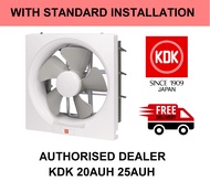 Installation KDK 20AUH 25AUH Exhaust Fan Ventilation Fan Ventilating Install 20 AUH 25 AUH GSE