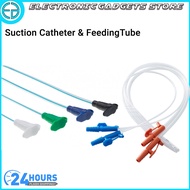 Infant Feeding Tube/Ryles Tube 6/8/10FG / Suction Catheter Finger Tip Control with Closure Cap 8/10/
