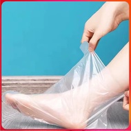 100 Pcs, Disposable Foot Mask Cover, Transparent Foot Mask, Waterproof Foot Mask Cover