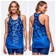 Zumba Wear New Available Zumba Libre Boxy Mesh Top Blue one in stock  Tank Tops   Z2T00 0100