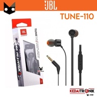 Headset JBL Tune 110 in Earphone Pure Bass Sound Audio JBL T110
