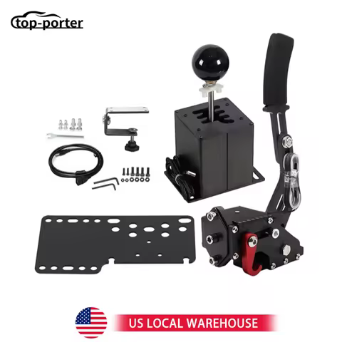 PC USB Simulator Shifter 64 Bit 6+R Handbrake For Logitech G29 G27 Racing Game GT Thrustmaster T300 