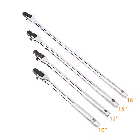 1/2'' F Rod Wrench Socket 10/12/15/18'' Torque Wrench Long Force Bar Activity Head Strong Lever Stee
