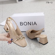 [AUDROSE] Bonia Block Heels Women's Shoes 5cm HB778-12