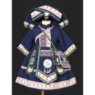 March Three Ethnic Costume Children Guangxi Zhuang Ethnic Costume Girls Minority Ethnic Costume Miao